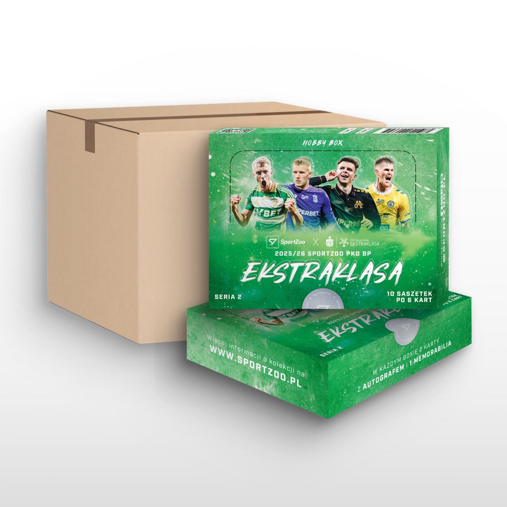 Hobby case - karty piłkarskie SportZoo PKO BP Ekstraklasa 2025/26 – Seria 2
