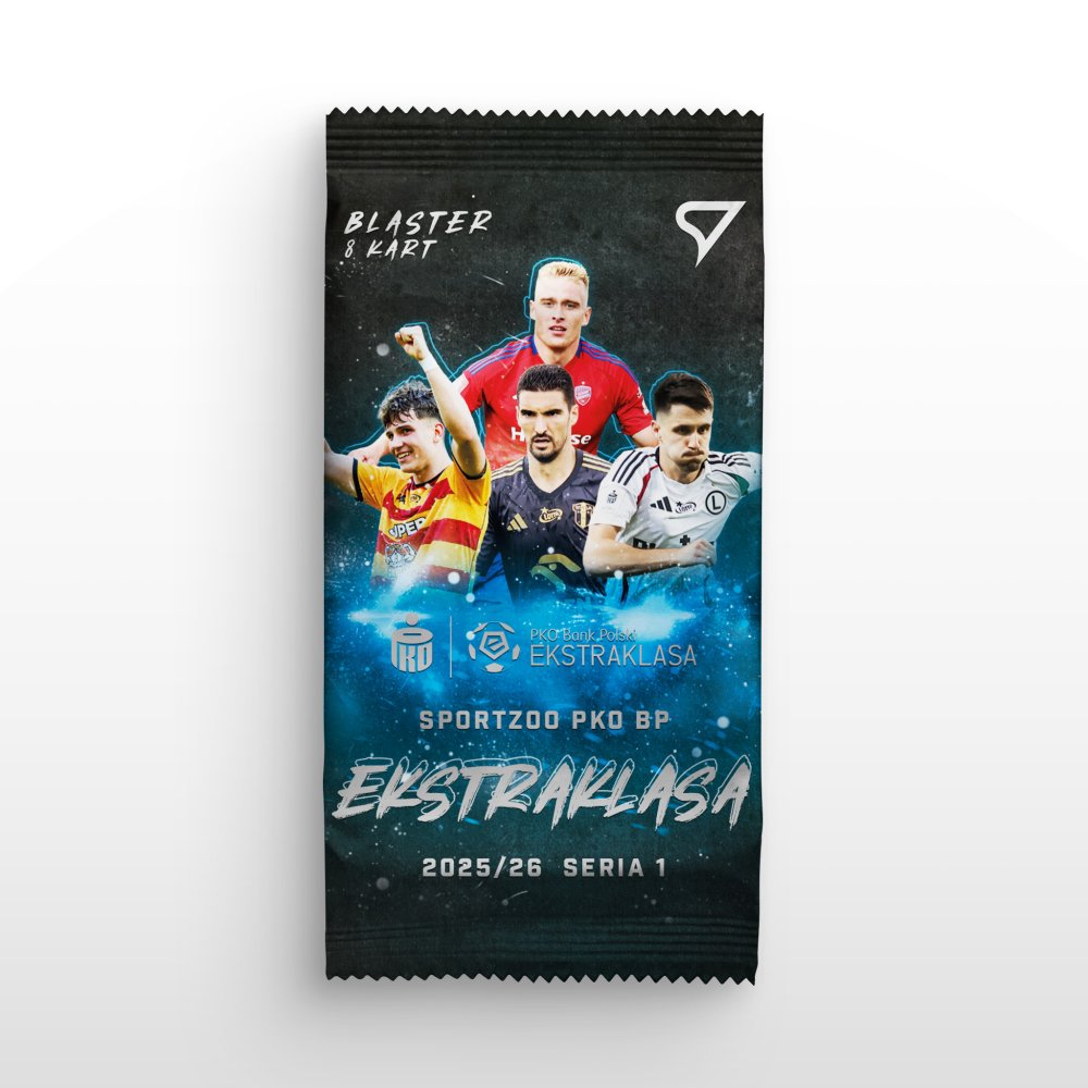 Blaster saszetka - karty piłkarskie SportZoo PKO BP Ekstraklasa 2025/26 – Seria 1