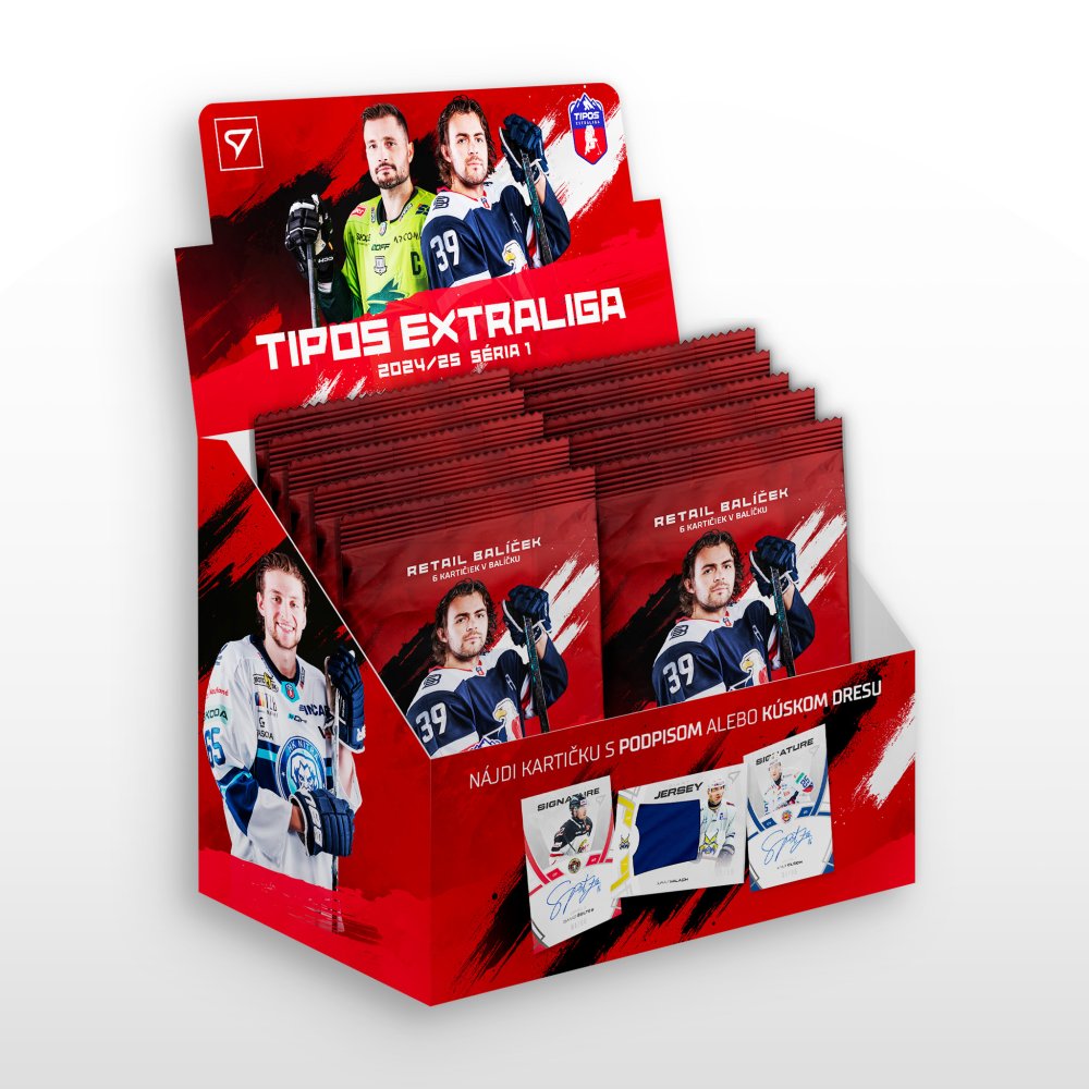 Retail box Tipos Extraliga 2024/25 – 1. seria